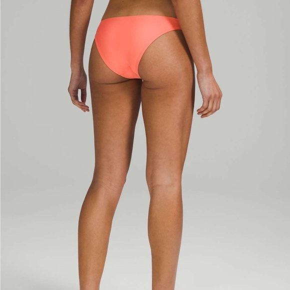 Lululemon WATERSIDE Mid-Rise Skimpy-Fit Swim Bottom -Raspberry Cream - Picture 1 of 8